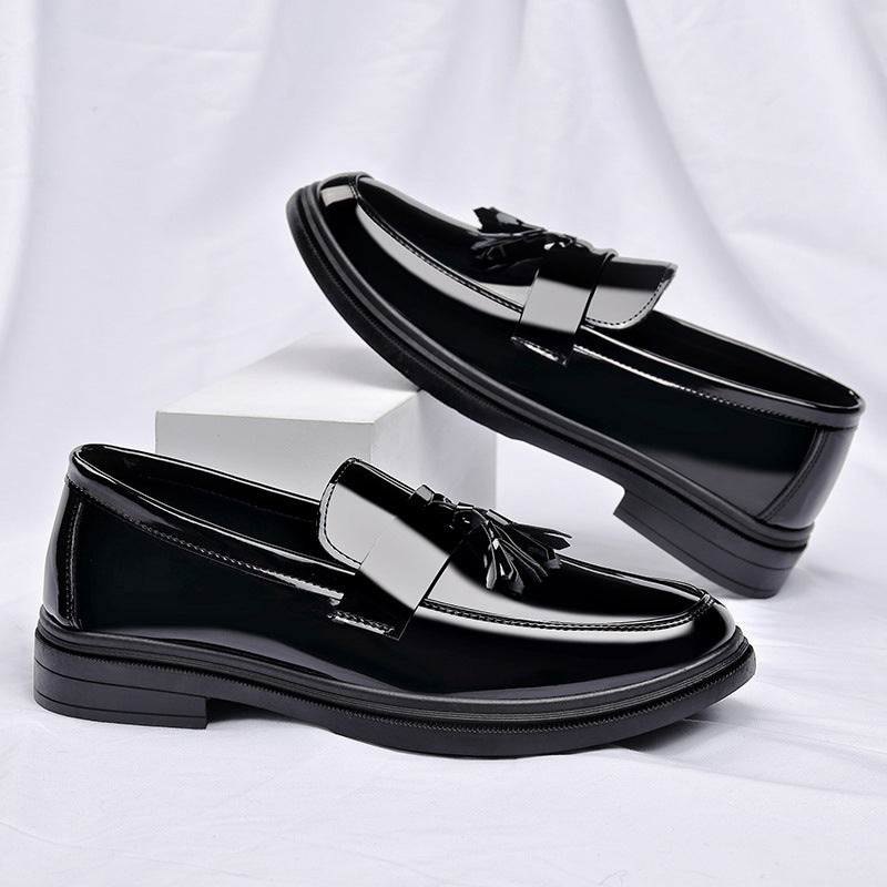 Herren Quasten Slipper mit glänzendem Finish Drune