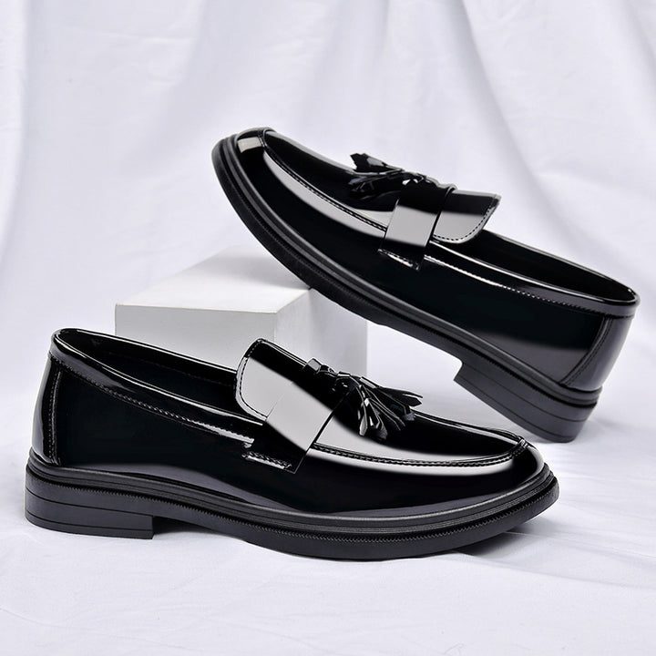 Herren Quasten Slipper mit glänzendem Finish Drune