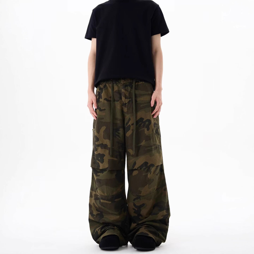 Herren Urbaner Cargo-Style Stoffhose Drune