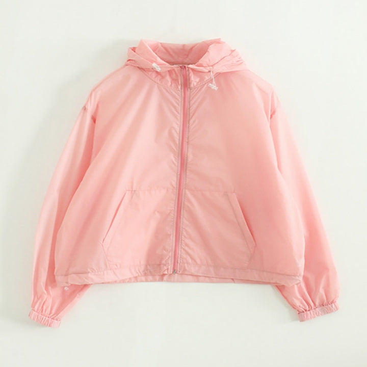 Damen Leichte Funktionsjacke mit Kapuze Drune