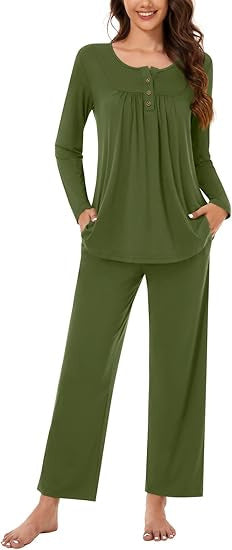 Damen Schlafanzug Set Drune