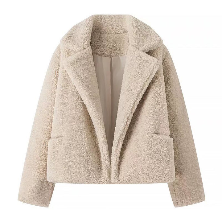 Damen Kuscheliger Fleece-Blazer Drune