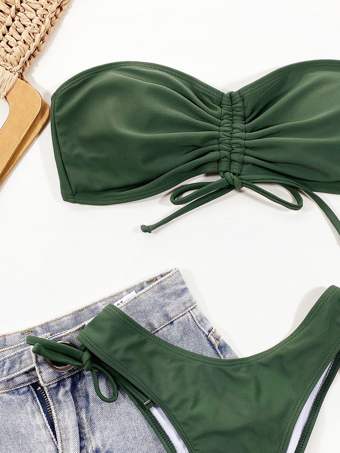 Damen Bikinis mit elegantem Raffungseffekt Drune