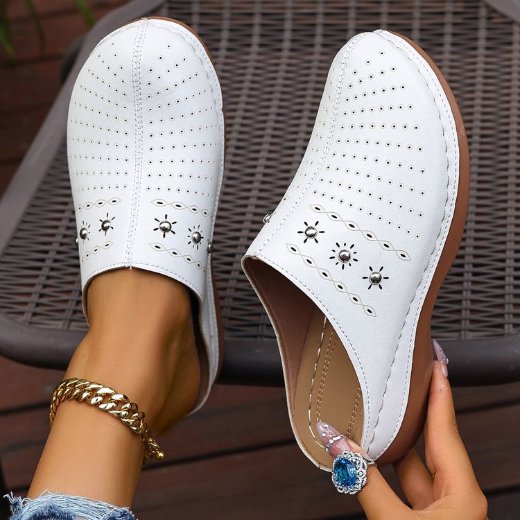 Damen Komfortable und elegante Clogs Drune
