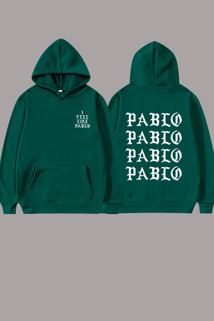 Damen Kapuzenpullover mit kreativem Grafikdruck und bequemer Passform Drune