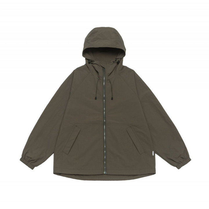 Unisex Weitgeschnittene Kapuzenjacke im Parka‑Style mit verlängertem Rückenteil und Tunnelzug Drune
