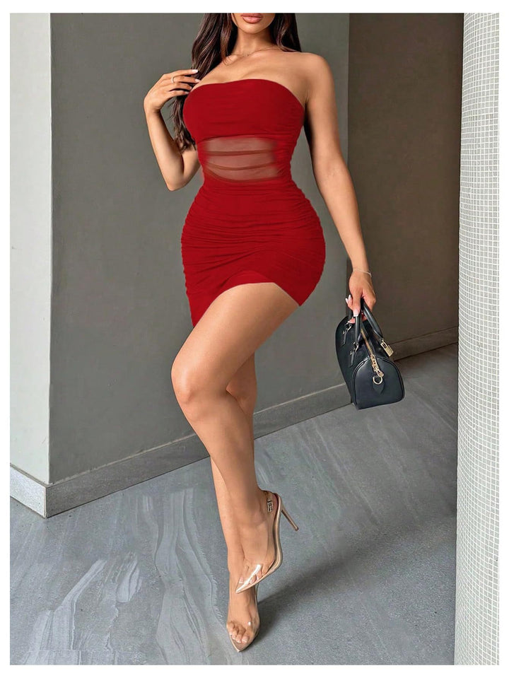 Damen figurbetontes Partykleid Drune