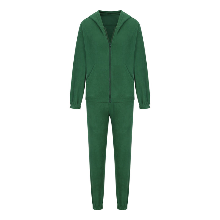 Damen oversized Hoodie mit Kängurutasche und Cargo-Jogginghose Set Drune