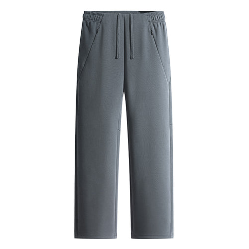 Herren Weite Lounge-Jogginghose aus technischer Baumwollmischung mit elastischem Bund & Reißverschlusstaschen Drune
