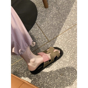 Damen Modische Sandalen mit verstellbarem Riemendesign und ergonomischem Fußbett Drune