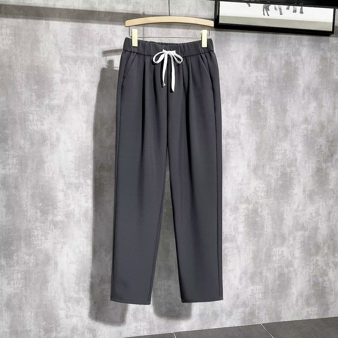 Damen Bequeme Jogginghose mit verstellbarem Bund Drune