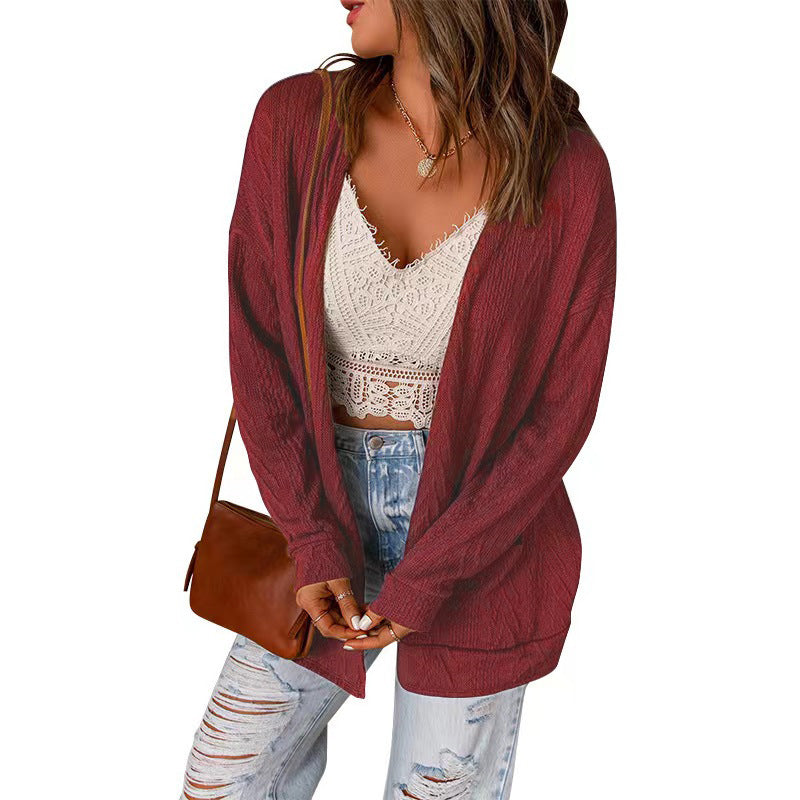 Damen lässige Long Cardigan Drune