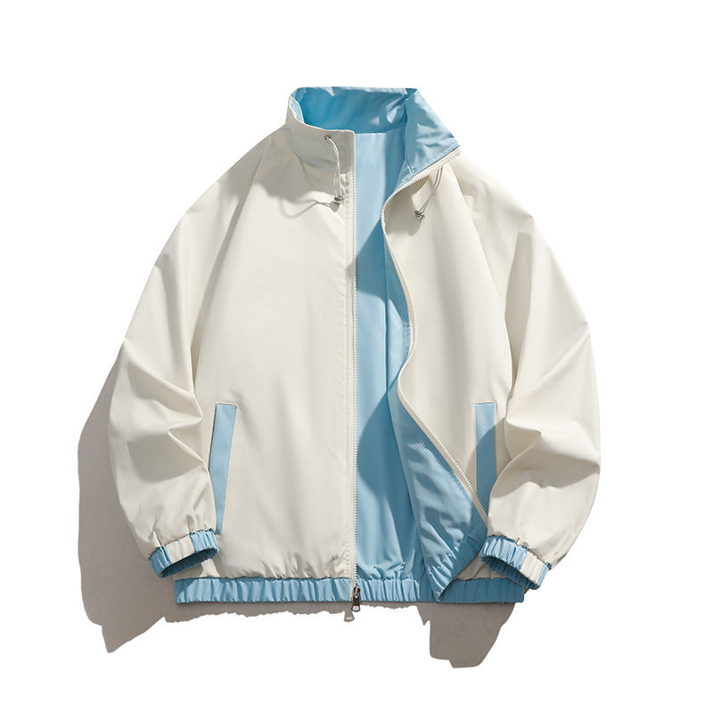 Herren Sportliche Übergangsjacke mit hohem Kragen Drune