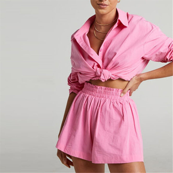 Damen stilvolles oversize Button-Up Hemd Drune