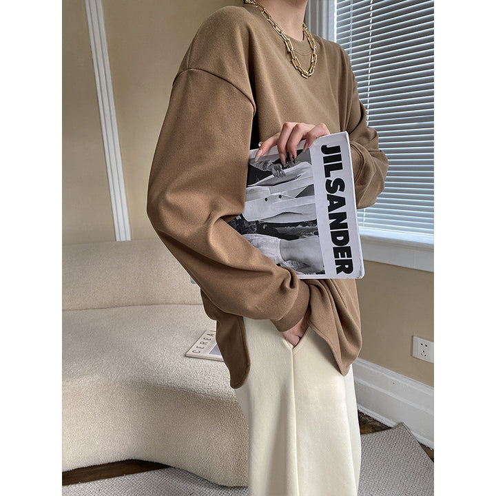 Damen Moderner Oversized Pullover Drune