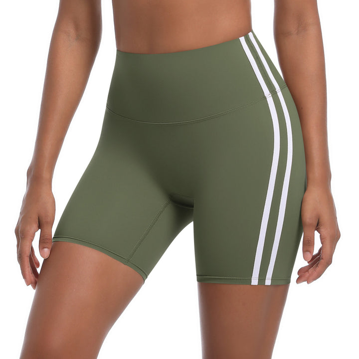 Damen Sportliche Shorts mit hohem Bund und strategischen Einsätzen für aktiven Komfort Drune