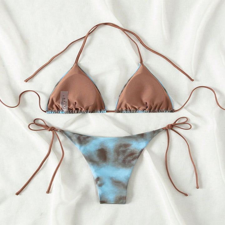 Damen Triangel-Bikini mit verstellbaren Trägern Drune