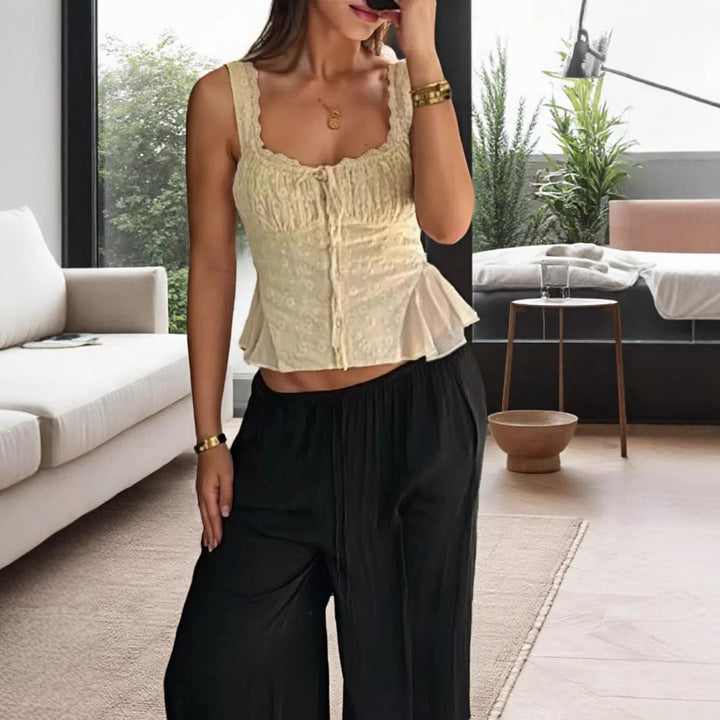 Damen elegantes Maxikleid mit schulterfreiem Design und raffinierten Rüschendetails Drune