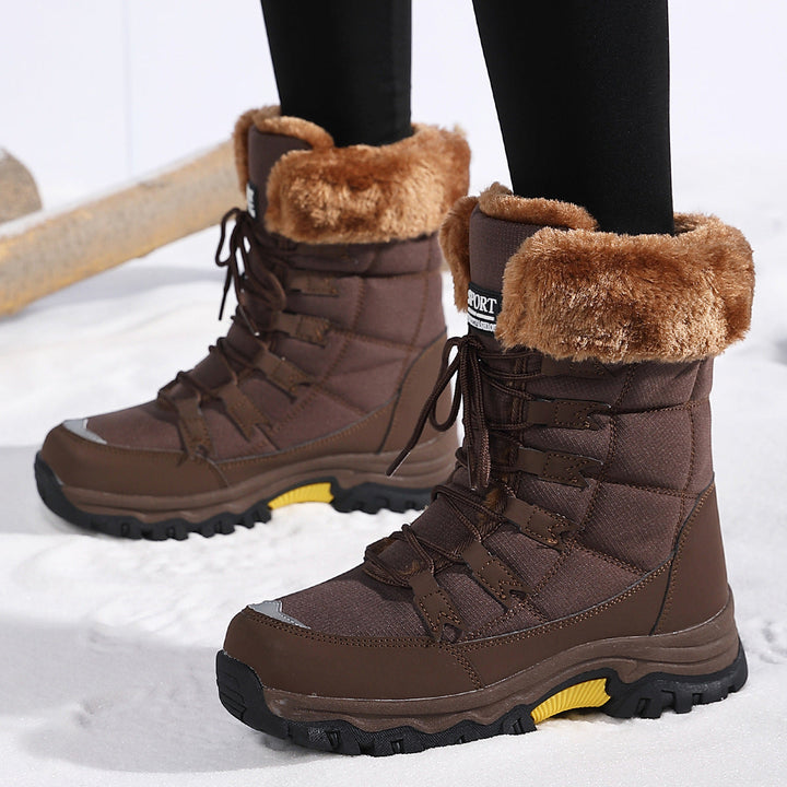 Damen Thermo-Winterstiefel mit isolierendem Innenfutter und rutschfester Sohle Drune