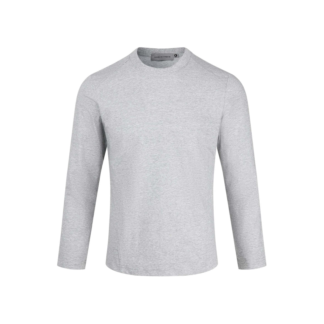 Unisex Atmungsaktives Langarm-Funktionsshirt aus Mikrofaser mit Raglanärmeln Drune