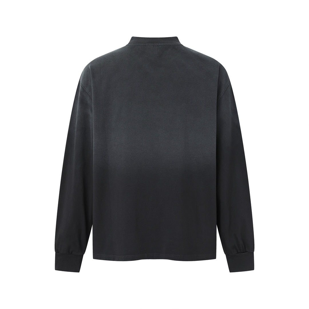 Unisex Oversize-Sweatshirt mit Mockkragen und Statement-Print Drune