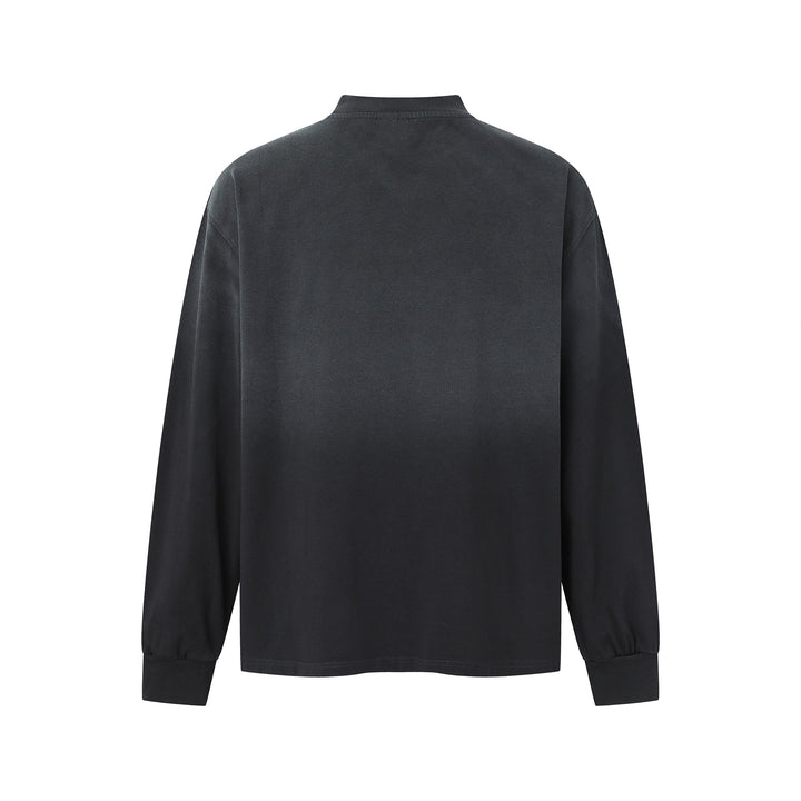 Unisex Oversize-Sweatshirt mit Mockkragen und Statement-Print Drune