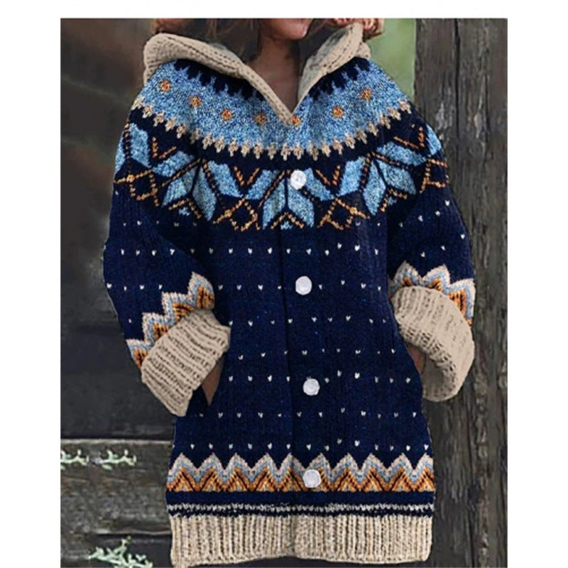 Drune | Streifenmuster-Cardigan