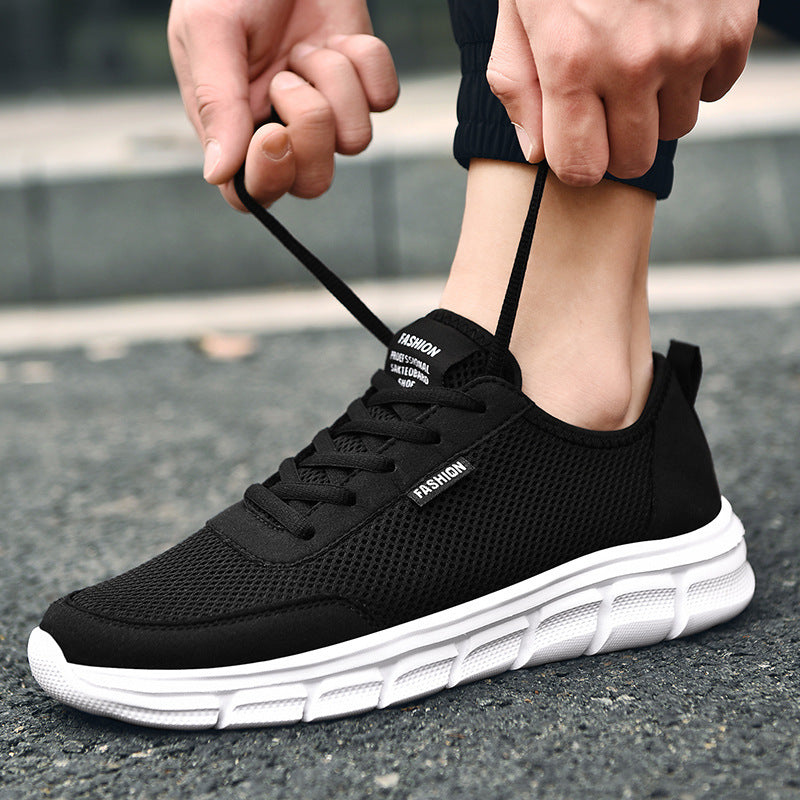 Unisex nan leichter Freizeit-Sneaker mit nahtlosem Mesh-Obermaterial und viskoelastischer Zwischensohle Drune