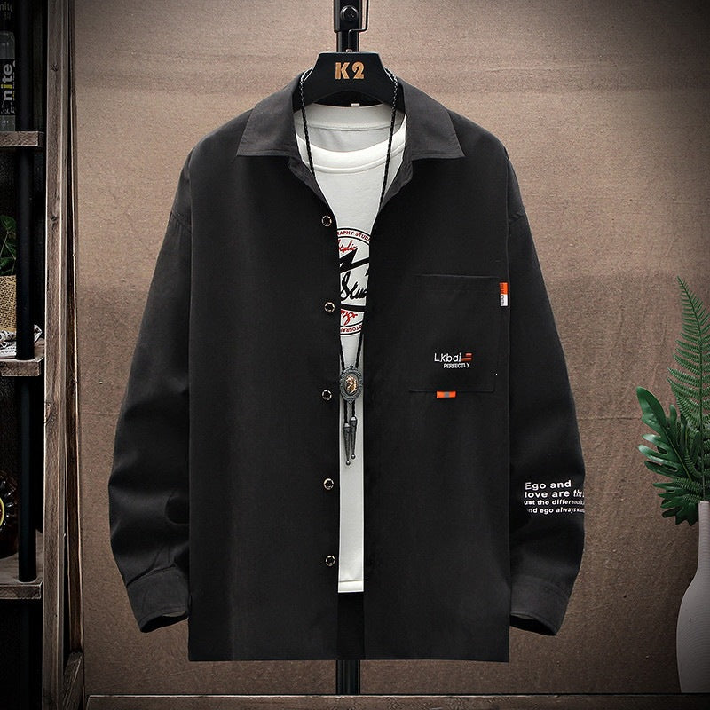 Herren Modische und vielseitige Arbeitsjacke Drune