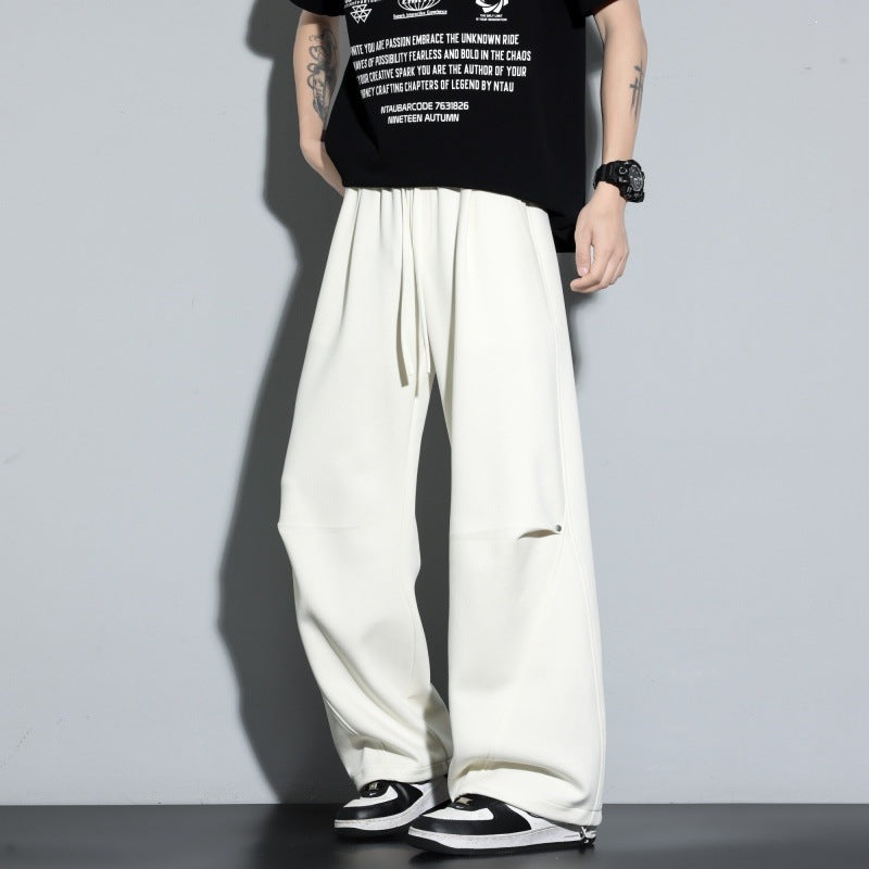 Damen Weite Lagen-Loungehose mit Cargo-Details & elastischem Tunnelzug Drune