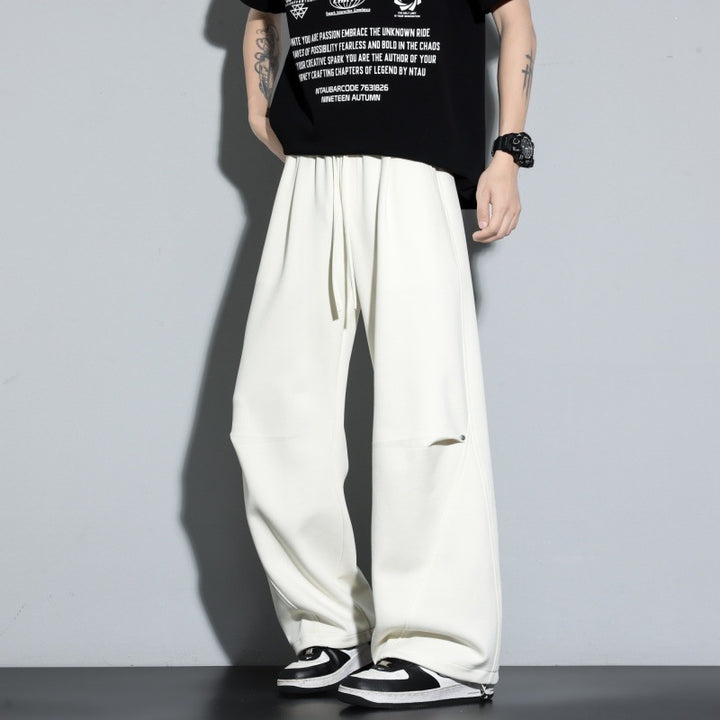 Damen Weite Lagen-Loungehose mit Cargo-Details & elastischem Tunnelzug Drune