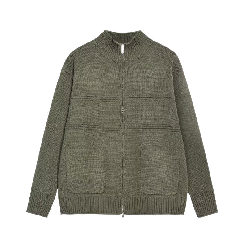 Damen Strickjacke mit hochwertigem Reißverschluss und praktischen Taschen Drune