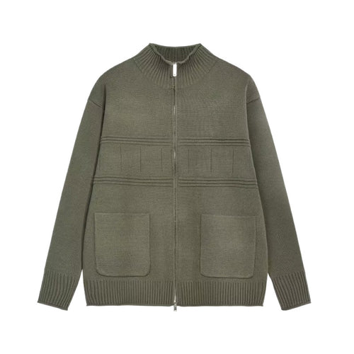 Damen Strickjacke mit hochwertigem Reißverschluss und praktischen Taschen Drune
