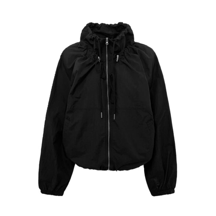 Damen leichte Übergangsjacke mit verstellbarem Kordelzug Drune