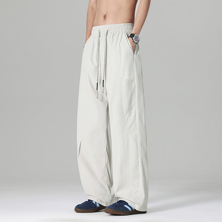 Herren Sportliche Weitgeschnittene Freizeit-Hose