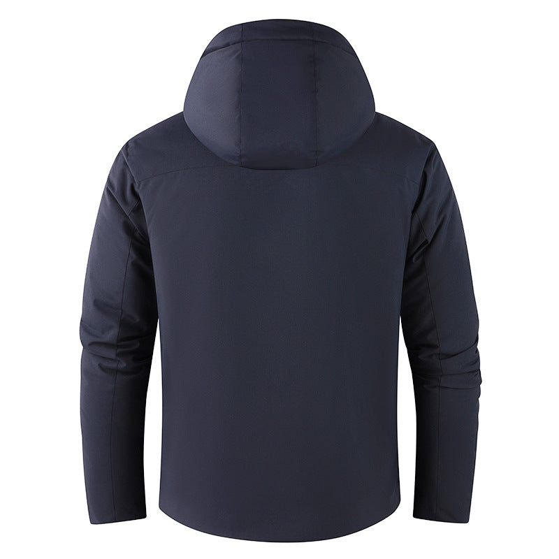 Herren Lässig gefütterte Winterjacke Drune