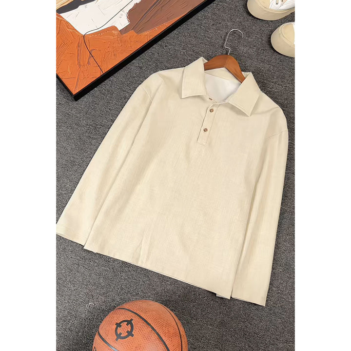 Damen Modisches Langarm-Polohemd Drune