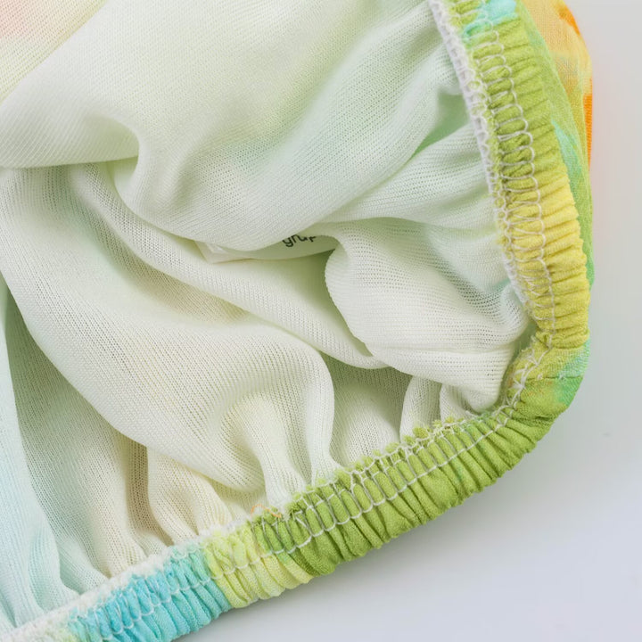 Damen Kurz geschnittene Plissee-Chiffonbluse mit Tunnelzug und weiten Ballonärmeln Drune