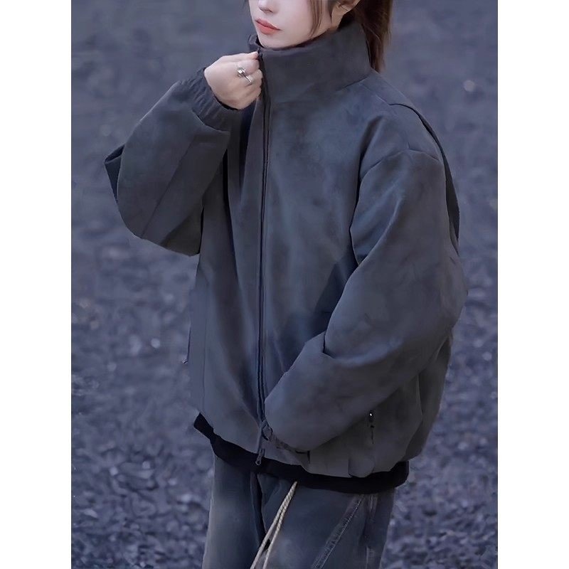 Damen Oversized Steppjacke Drune