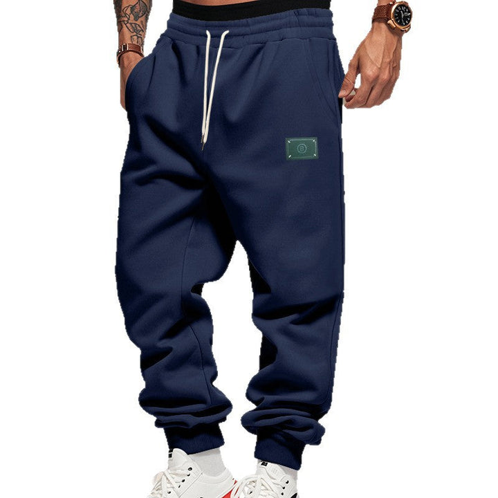Herren bequeme Hoodie-Jogginghose mit elastischem Bund und praktischen Eingrifftaschen Drune