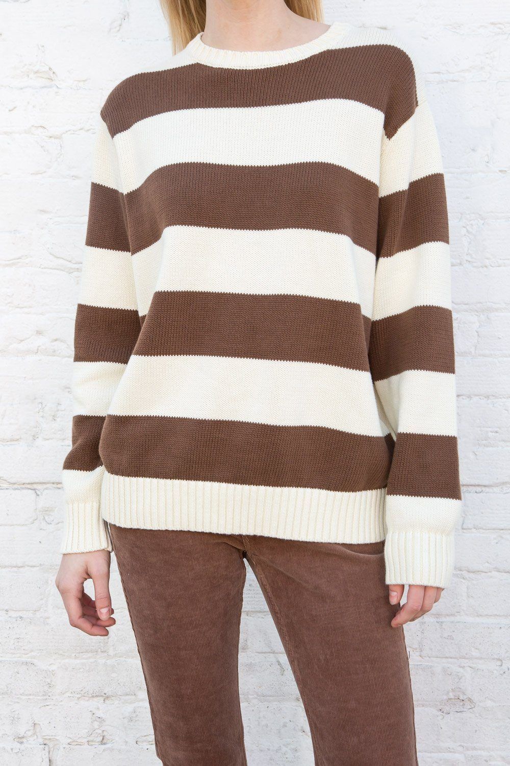 Drune | Streifen Strickpullover
