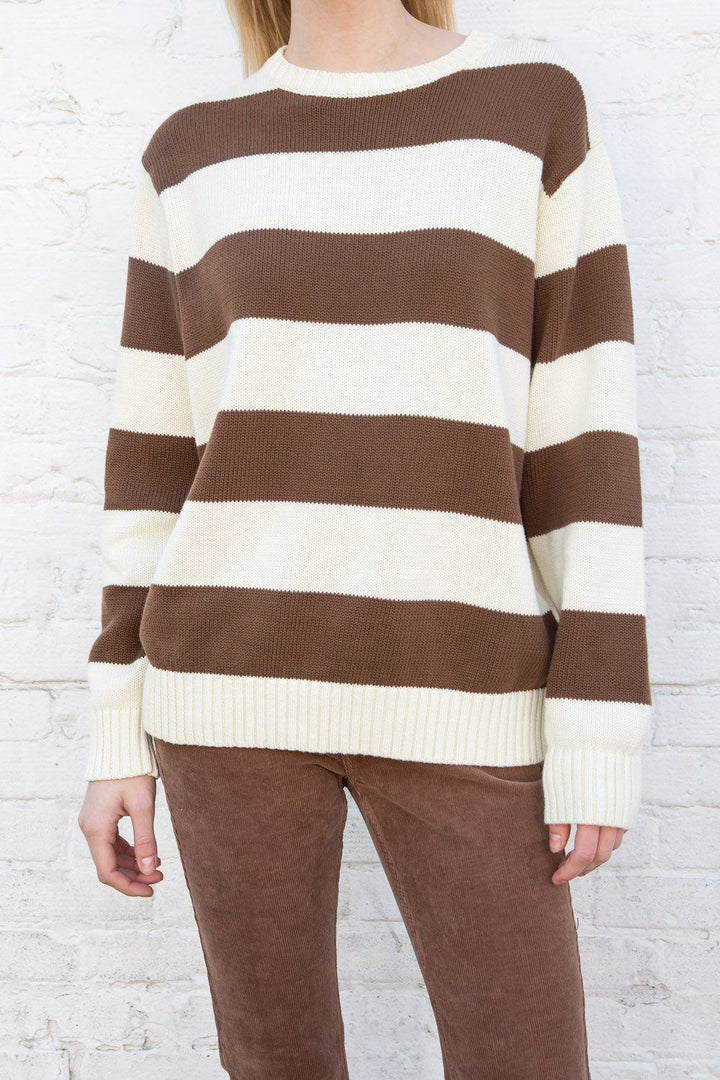 Drune | Streifen Strickpullover