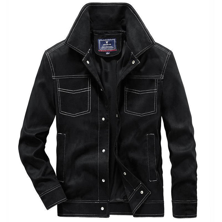 Herren Modische Wildlederjacke Drune