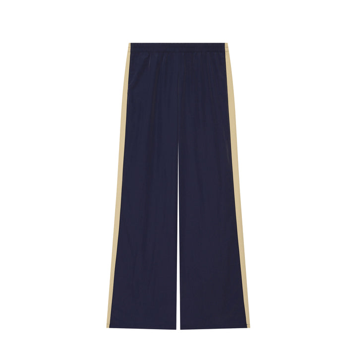 Damen Weite Trackpants mit elastischem Bund und kontrastfarbigen Seitenstreifen Drune