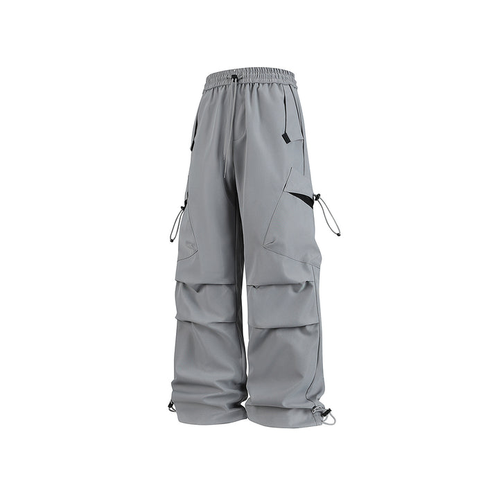 Herren Oversized Cargo‑Hose mit Tunnelzugbund, multifunktionalen Klapp‑ und Beintaschen sowie verstellbaren Kordelabschlüssen Drune