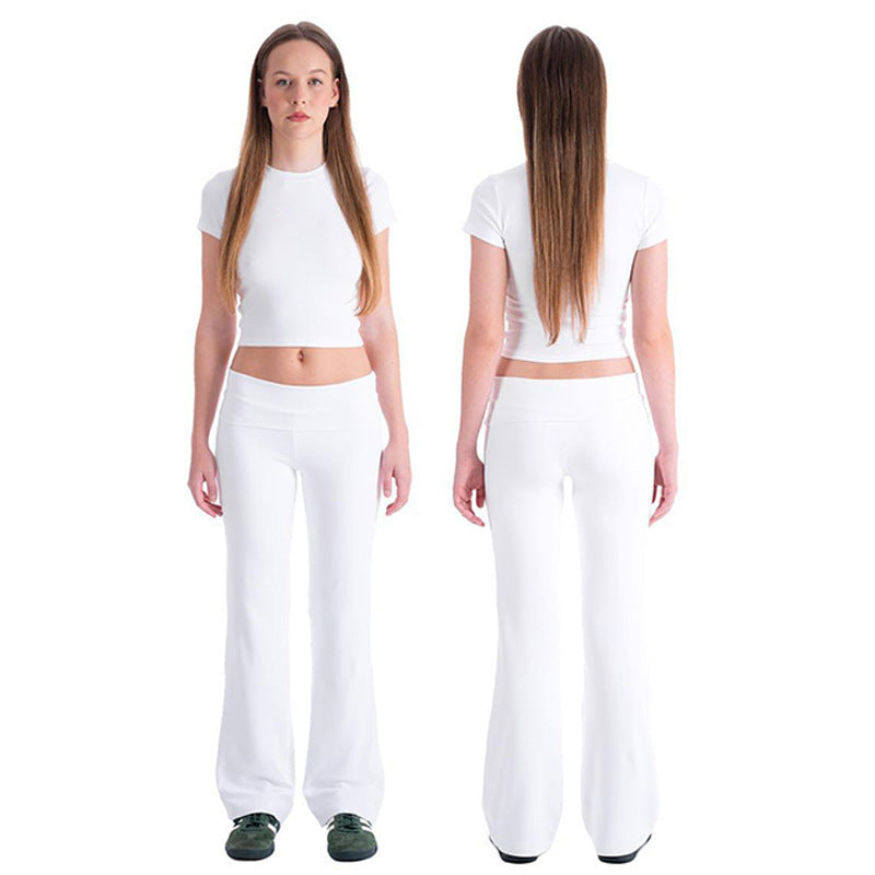 Damen Loungewear-Set mit figurbetontem Oberteil und bequemen Sweatpants Drune