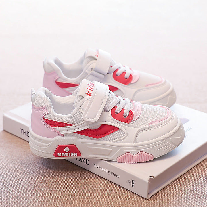 Damen sportliche Kindersneaker mit praktischen Klettverschlüssen Drune