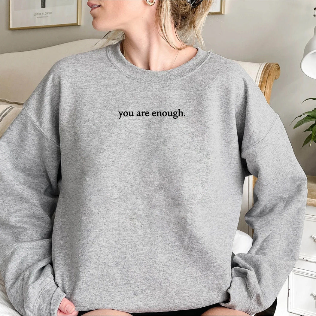 Damen Sweatshirt mit inspirierendem Schriftzug Drune