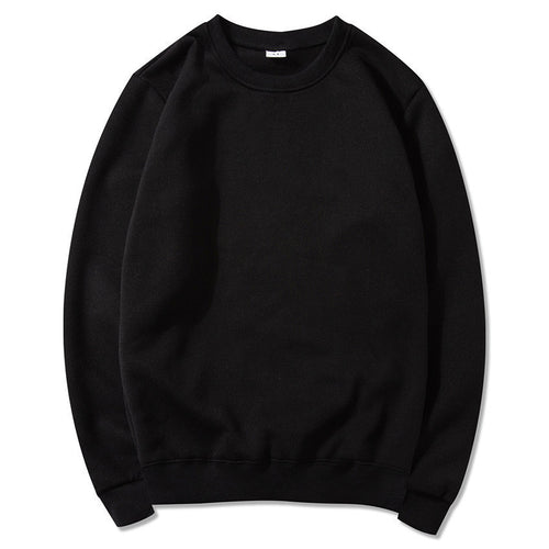 Unisex zeitloser Rundhals-Sweater ohne Kapuze mit angerauter Innenseite und verstärktem Nacken Drune