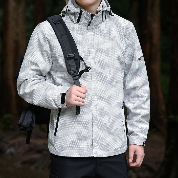 Herren wetterfeste Outdoor-Jacke Drune
